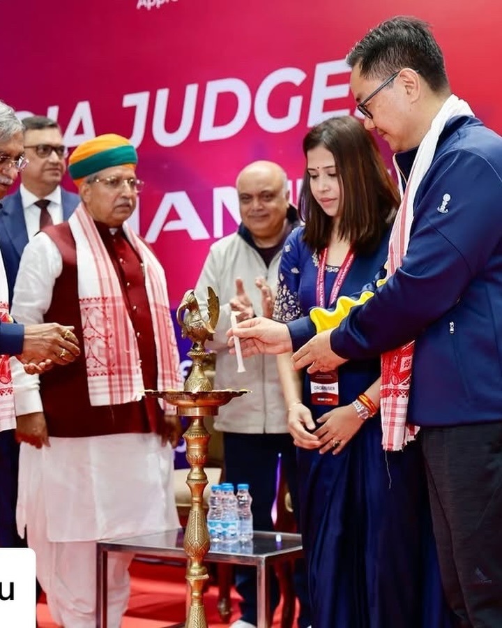 All India Judges Championship lamp lighting ceremony with Abantika Deka