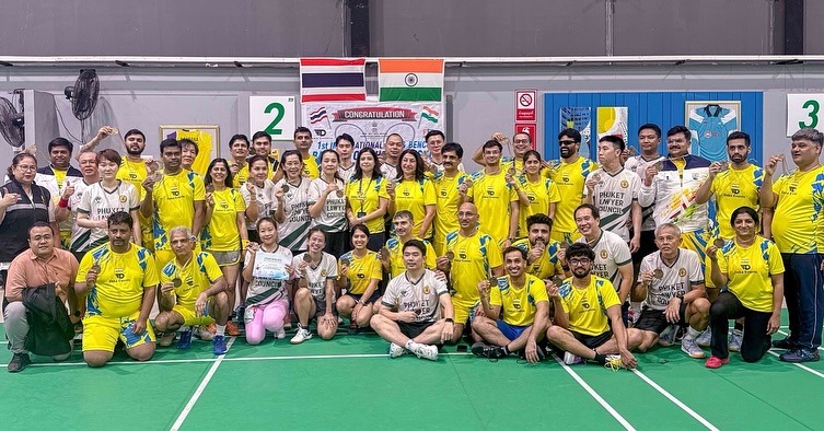 1st International Bar & Bench Badminton Cup, Phuket Thailand